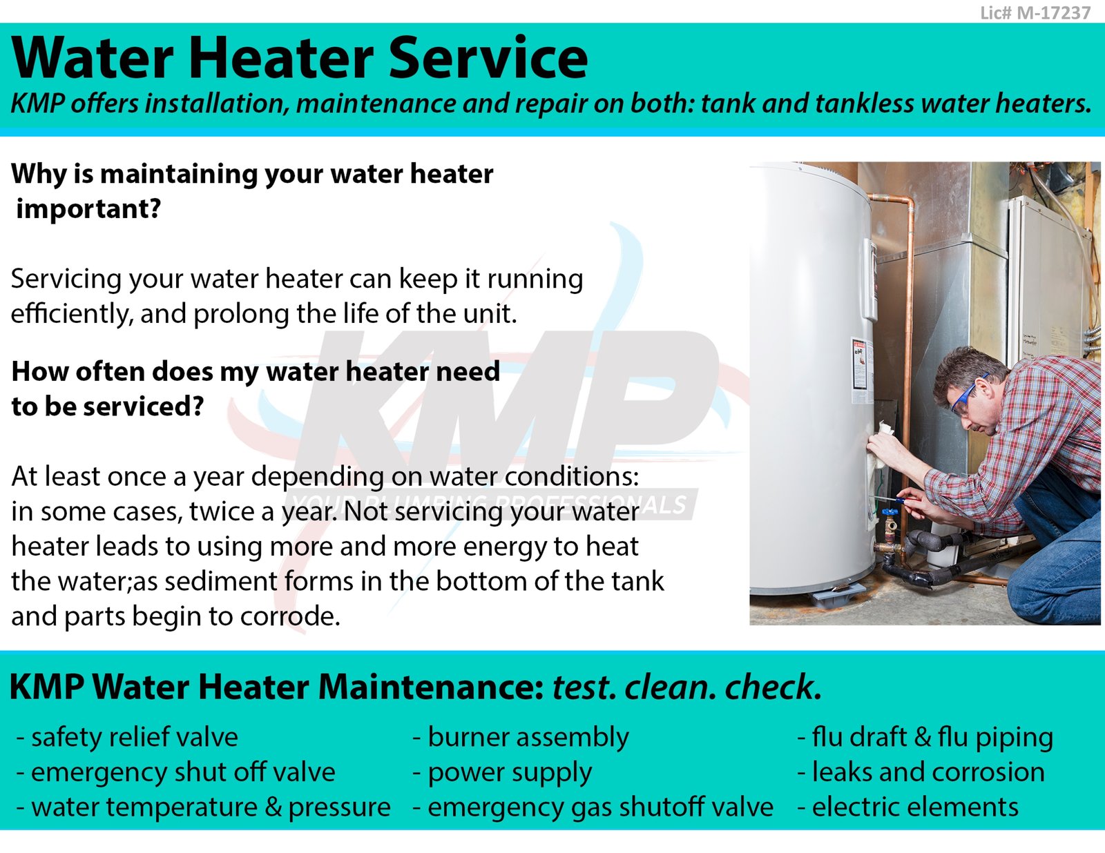 Water Heater Maintenance Checklist